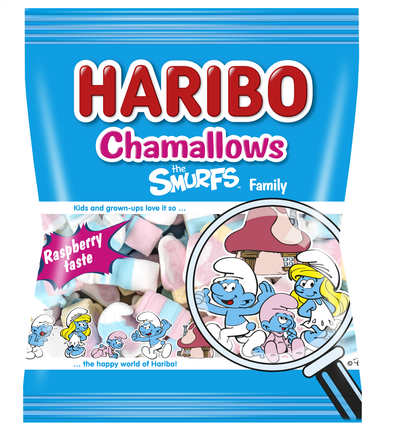 Foto produktu HARIBO Chamallows The Smurfs family